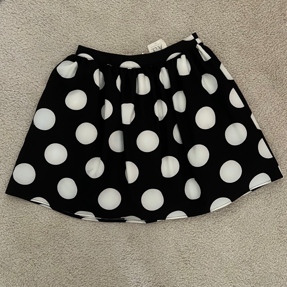 PPLA clothing poka dot skirt